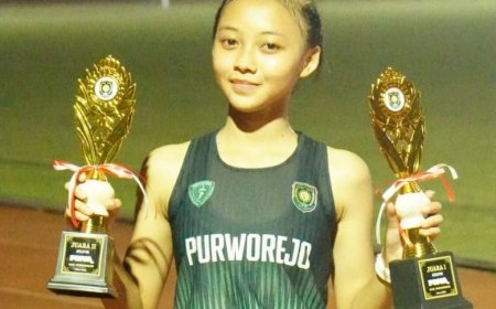 Dorothea Persembahkan Prestasi Sebelum Tinggalkan SMPN 3 Purworejo