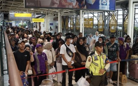 Hampir 46 Ribu Orang Naik KA Bandara YIA Saat Libur Panjang Idul Adha