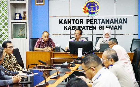 Kantor Pertanahan Sleman Gandeng IPPAT, Percepat Perbaikan Layanan Plotting dan Validasi Surat Ukur