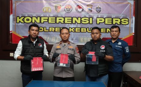 Tangkap Dua Kurir, Satresnarkoba Polres Kebumen Sita 61,7 Gram Sabu