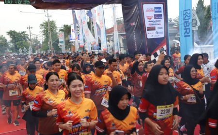 Bhayangkara Fun Run Polres Purworejo Diikuti Ribuan Pelari