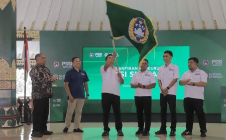 Deny Ardianta Ketua Askab PSSI Sleman 2026-2030, Bupati Siap Mengawal