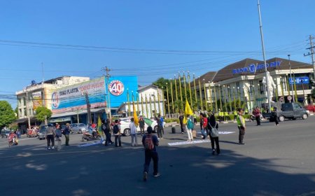 Aliansi Cipayung dan BEM Bantul Gelar Aksi