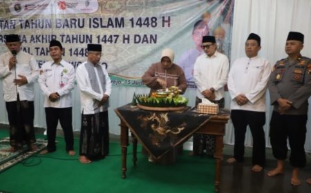 Berlangsung Khidmat, Bupati Purworejo Hadiri Doa Bersama Sambut Tahun Baru 1448 H