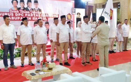 Aris Suharyanta Pimpin Gerindra Bantul