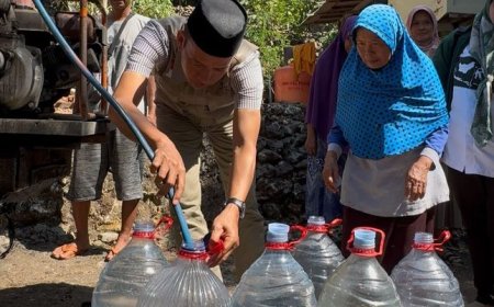 Rawan Kekeringan, DPW PKB DIY Salurkan 100 Ribu Liter Air Bersih ke Gunungkidul