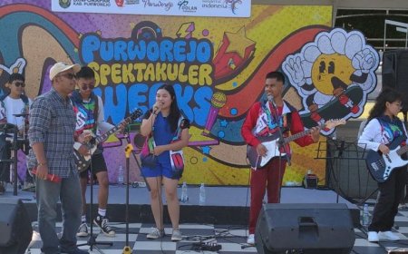Grup Musik Pelajar Evolusion Band Gebrak Panggung Purworejo Spektakuler Weeks
