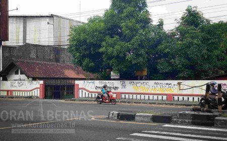 Vandalisme di Tembok Rumah Singgah Klaten, Dinsos Janji Cat Ulang