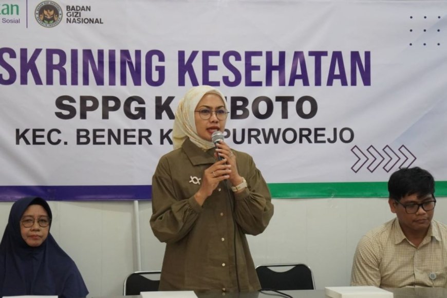 Relawan SPPG Kaliboto Purworejo Mengikuti Skrining Riwayat Kesehatan
