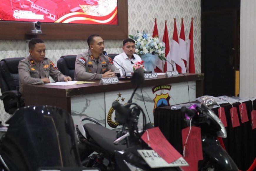 Polres Kebumen Ungkap Tiga Kasus Curanmor