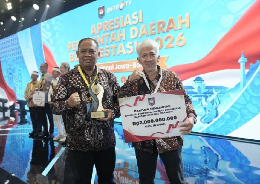 Kabupaten Sleman Peringkat Dua Creative Financing Terbaik se-Jawa Bali