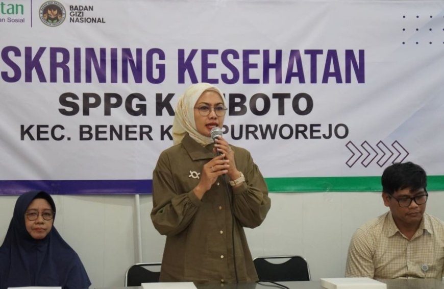 Relawan SPPG Kaliboto Purworejo Mengikuti Skrining Riwayat Kesehatan