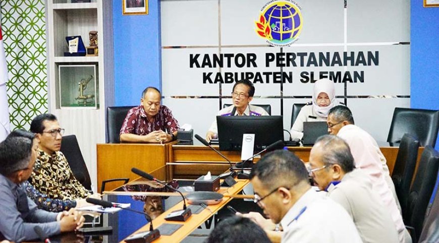 Kantor Pertanahan Sleman Gandeng IPPAT, Percepat Perbaikan Layanan Plotting dan Validasi Surat Ukur
