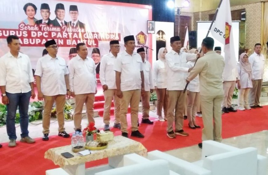 Aris Suharyanta Pimpin Gerindra Bantul