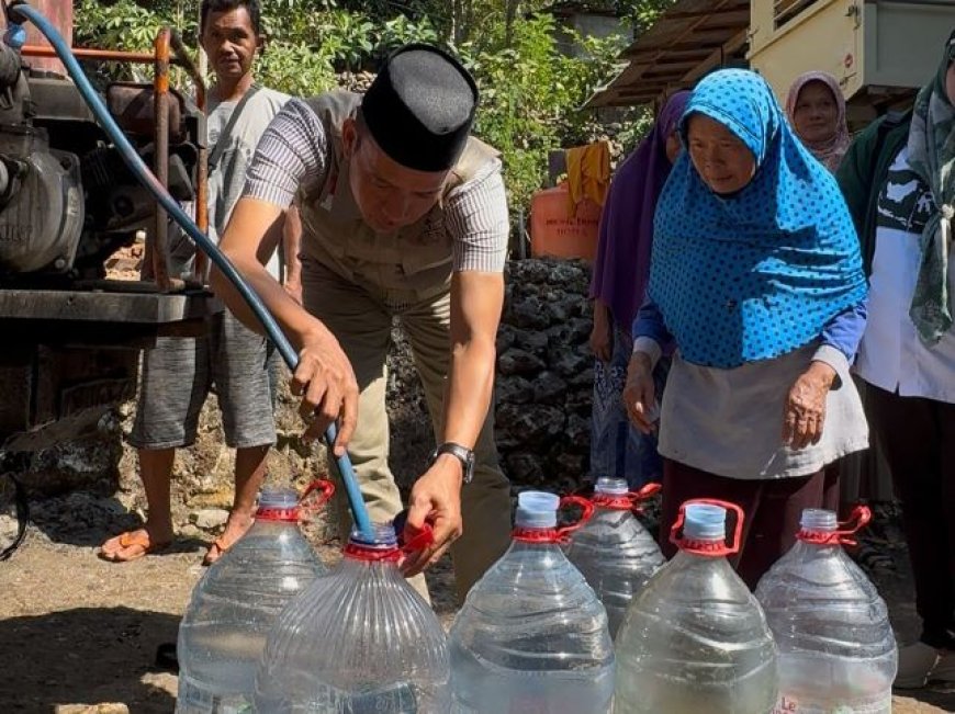 Rawan Kekeringan, DPW PKB DIY Salurkan 100 Ribu Liter Air Bersih ke Gunungkidul
