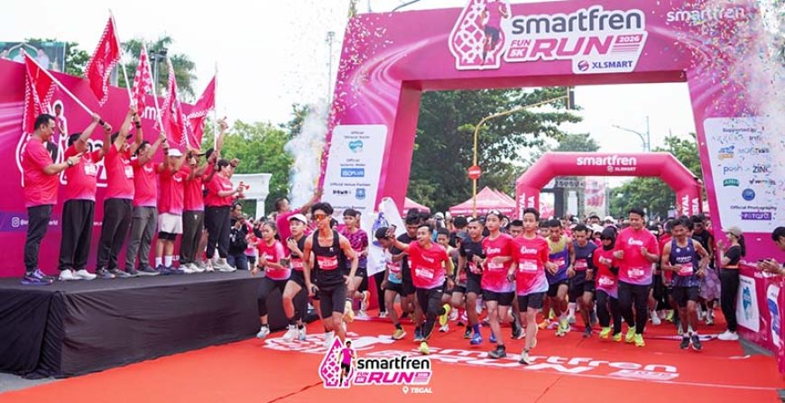 SMARTFREN Fun Run Tegal 2026 Meriahkan Pantura, Perkuat Jaringan dan Kampanye Jagoan Sinyal Se-Indonesia
