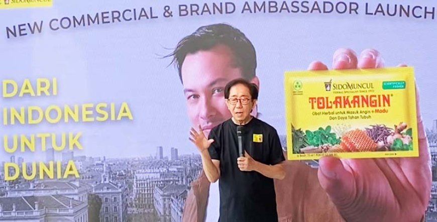 Sido Muncul Luncurkan Iklan Baru Tolak Angin Gandeng Nicholas Saputra, Siap Bawa Herbal Indonesia Mendunia