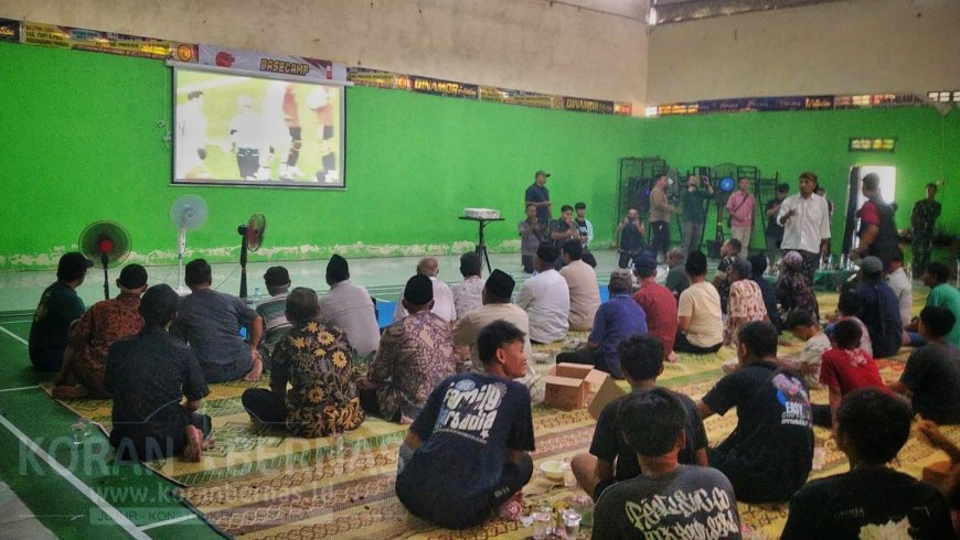 Kodim 0709 Gandeng Pemkab Kebumen, Nobar Piala Dunia Sekaligus Bahas Pembangunan