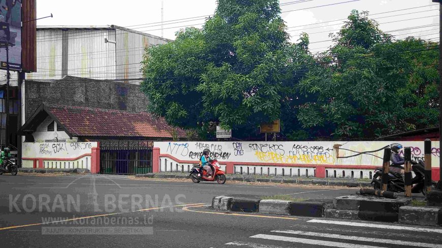 Vandalisme di Tembok Rumah Singgah Klaten, Dinsos Janji Cat Ulang