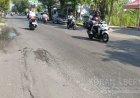Jalan Sarbini Kebumen Rusak, Pengguna Jalan Diminta Waspada