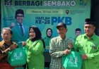 Peringati Harlah ke-28, PKB Sleman Salurkan Sembako untuk Keluarga Desil 1