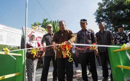 Bupati Sleman Resmikan Jembatan Berjo Kidul-Berjo Kulon
