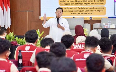 Jadi Pembicara di Diklat Pratama DPP GMPK, Menteri Nusron: Nasionalisme Menjadikan Bangsa yang Kuat