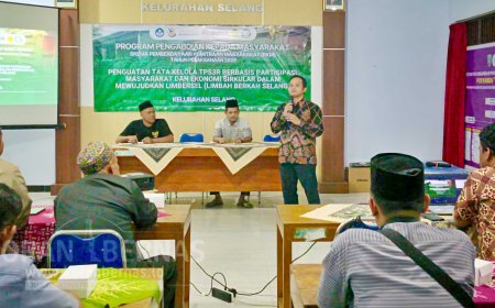 Program PKM UPB Dorong Sampah Bernilai Ekonomi di Kelurahan Selang