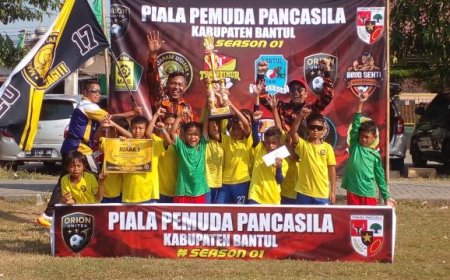 Pemuda Pancasila Bantul Gelar Kompetisi Sepak Bola Usia Dini
