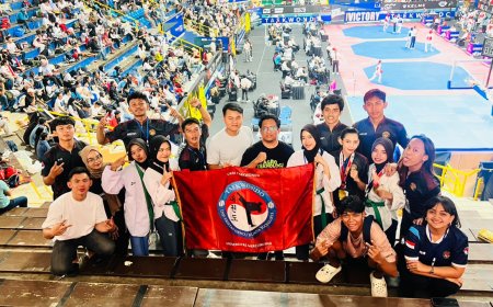 UKM Taekwondo UMBY Sabet 15 Medali di Ajang Internasional