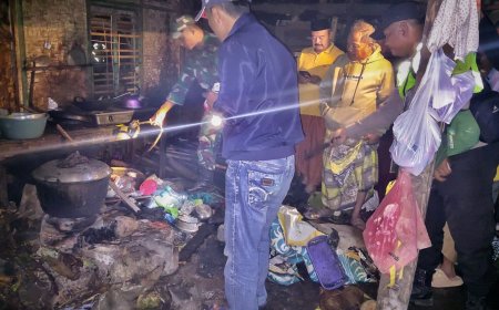 Dapur Rumah di Puring Terbakar, Satu Orang Terluka
