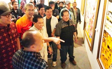Faisol Reza Buka Pameran “Energi Rupa” Afnan Malay, Kisah Penyintas Stroke yang "Menyala" Lewat Lukisan