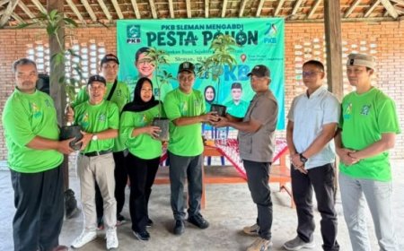 PKB Sleman Gelar “Pesta Pohon” Hijaukan Lereng Merapi
