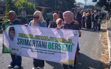 Diiringi Kirab Budaya dan Shalawat Jawa, Semi Daftar Calon Lurah Srimartani