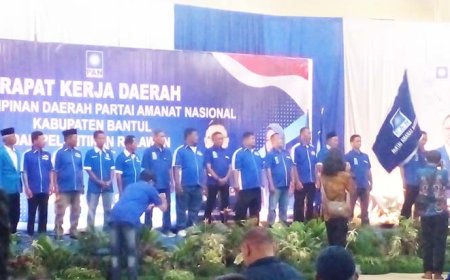 Susun Strategi, PAN Bantul Siap Rebut Kursi di Tiap Dapil