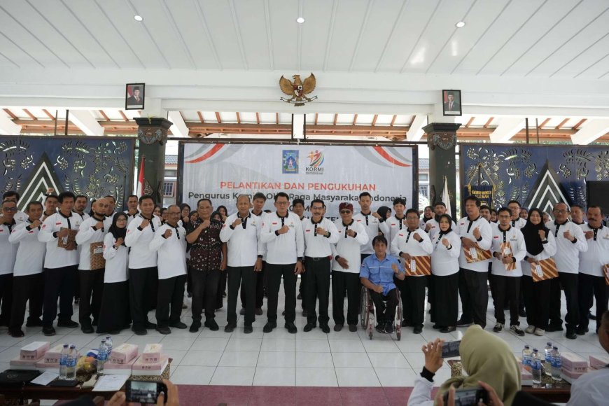 Pengurus KORMI Tingkat Kapanewon Dilantik, Danang Dorong Budaya Hidup Sehat