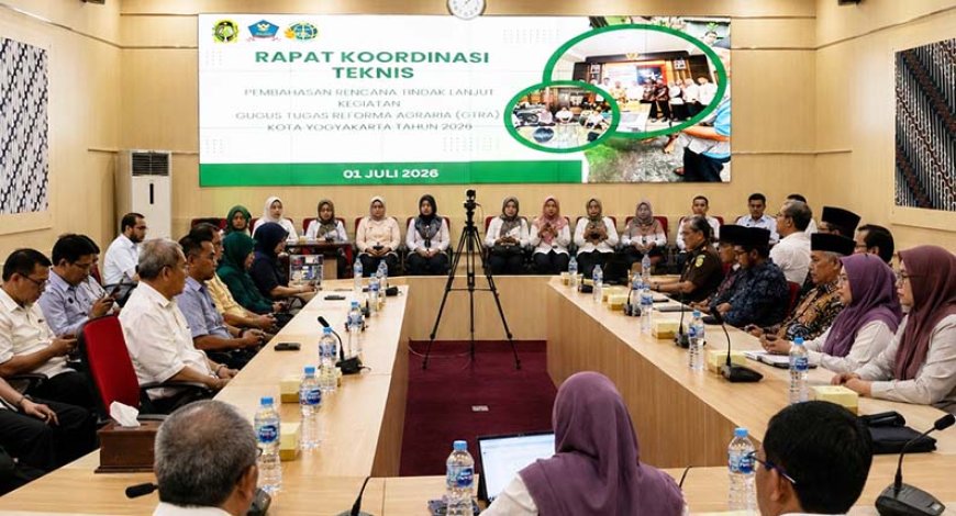Reforma Agraria Perkotaan Kota Yogyakarta Fokus Garap Tanah Wakaf dan Kampung Reforma
