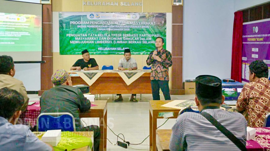 Program PKM UPB Dorong Sampah Bernilai Ekonomi di Kelurahan Selang