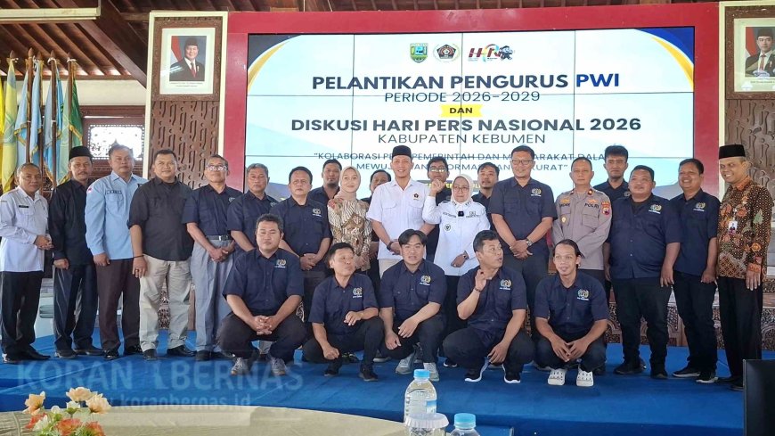 Bupati Kebumen Minta Pengurus PWI Jaga Integritas dan Profesionalisme