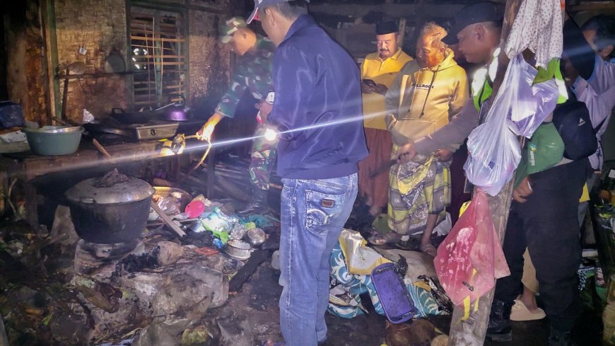 Dapur Rumah di Puring Terbakar, Satu Orang Terluka