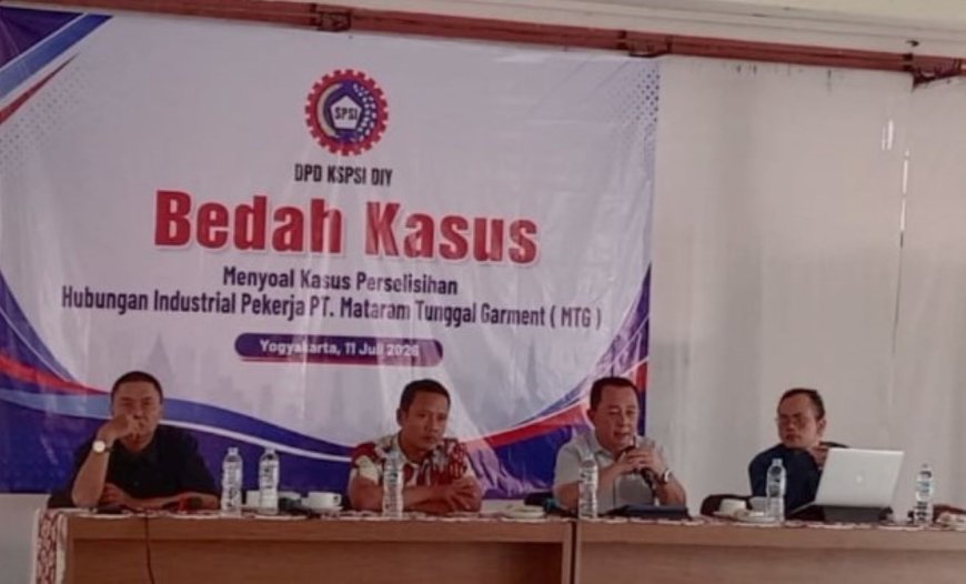Disnakertrans DIY Sepakat Penyelesaian Normatif Kasus MTG