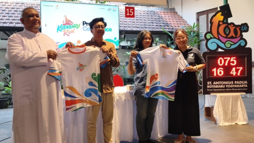Rayakan Satu Abad Gereja Kotabaru, Umat Lintas Iman Diajak Tuntaskan Lari 100 Kilometer
