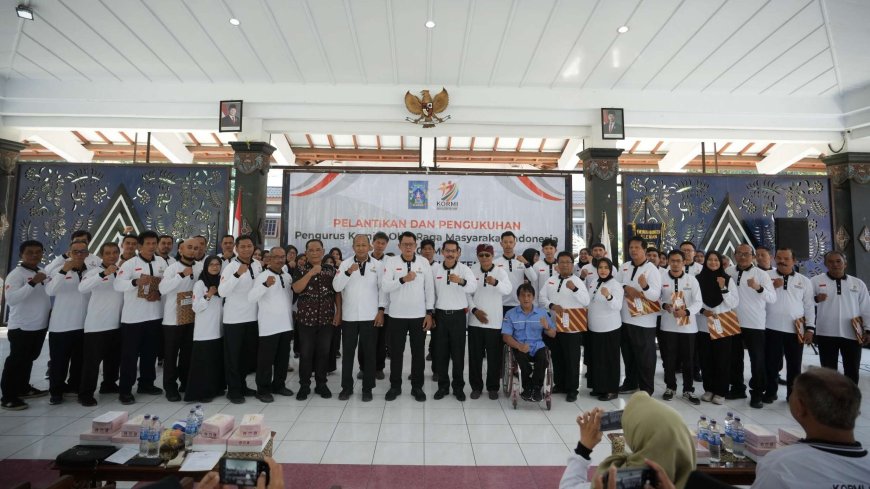 Pengurus KORMI Tingkat Kapanewon Dilantik, Danang Dorong Budaya Hidup Sehat