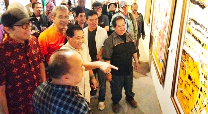 Faisol Reza Buka Pameran “Energi Rupa” Afnan Malay, Kisah Penyintas Stroke yang "Menyala" Lewat Lukisan