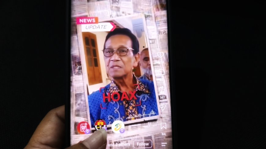 Video Palsu Gunakan Wajah Sri Sultan HB X, Pemda DIY Imbau Verifikasi Informasi