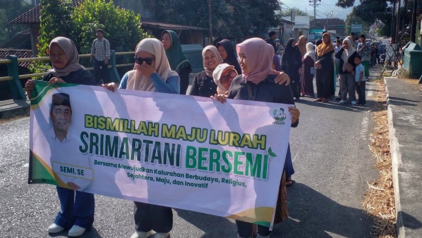 Diiringi Kirab Budaya dan Shalawat Jawa, Semi Daftar Calon Lurah Srimartani