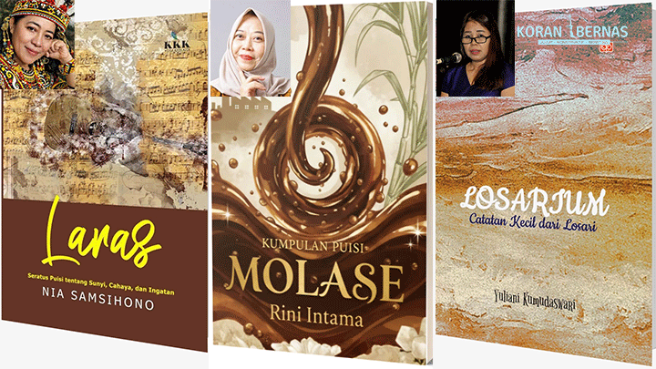 Tiga Penyair, Tiga Buku, Tiga Kota Tampil pada Sastra Bulan Purnama
