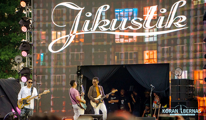 Pesan Damai dari Reuni Jikustik Menggema di Prambanan Jazz 2026